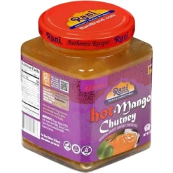 Hot Mango Chutney - 12.5oz (350g) Pack Of 6 - Rani Brand Authentic Indian Products -Kitchen GUEST 9615bd9f 4adf 48a3 85e3 ef39c1eb51d7