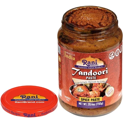 Tandoori Paste (No Colors) 26.5oz (750g) Pack Of 5+1 FREE - Rani Brand Authentic Indian Products 4 Tandoori Paste (No Colors) 26.5oz (750g) Pack Of 5+1 FREE - Rani Brand Authentic Indian Products - Image 2
