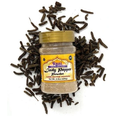 Lindy Pepper (Long Pepper) Powder - 3.5oz (100g) - Rani Brand Authentic Indian Products 7 Lindy Pepper (Long Pepper) Powder - 3.5oz (100g) - Rani Brand Authentic Indian Products - Image 5