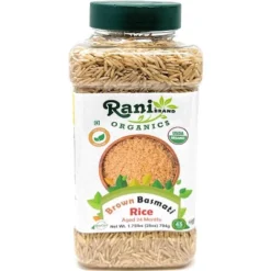 Brown Basmati Rice Extra Long - 28oz (1.75lbs) 800g PET Jar - Rani Brand Authentic Indian Products 9 Brown Basmati Rice Extra Long - 28oz (1.75lbs) 800g PET Jar - Rani Brand Authentic Indian Products -Kitchen GUEST 9b193736 ae8d 4c90 87dd 733191391ddc