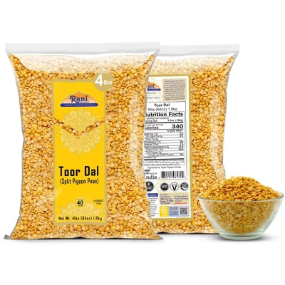 Toor Dal (Split Pigeon Peas) - 64oz (4lbs) 1.81kg - Rani Brand Authentic Indian Products 6 Toor Dal (Split Pigeon Peas) - 64oz (4lbs) 1.81kg - Rani Brand Authentic Indian Products - Image 4