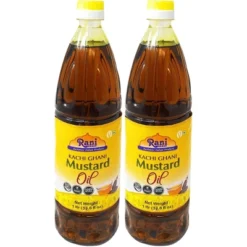 Mustard Oil (Kachi Ghani) - 33.8 Ounce (1 Liter) Pack Of 2 - Rani Brand Authentic Indian Products 19 Mustard Oil (Kachi Ghani) - 33.8 Ounce (1 Liter) Pack Of 2 - Rani Brand Authentic Indian Products -Kitchen GUEST 9ceeb3af 6502 472e 8ef5 a073e8106366