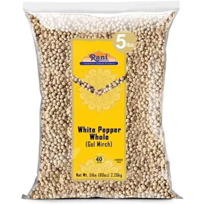 Rani Brand Authentic Indian Foods | White Pepper (Gol Mirch) 11 Rani Brand Authentic Indian Foods | White Pepper (Gol Mirch) - Image 9