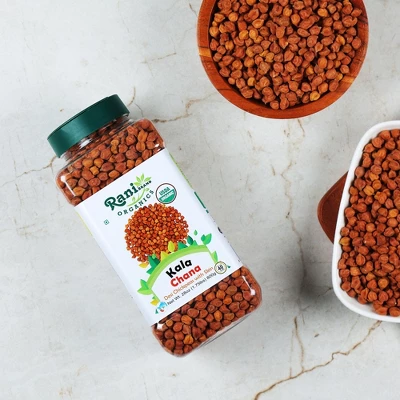 Organic Kala Chana (Desi Chickpeas With Skin) - Rani Brand Authentic Indian Products 3 Organic Kala Chana (Desi Chickpeas With Skin) - Rani Brand Authentic Indian Products