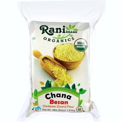 Organic Chana Besan (Chickpeas Flour, Gram) - Rani Brand Authentic Indian Products 8 Organic Chana Besan (Chickpeas Flour, Gram) - Rani Brand Authentic Indian Products - Image 6