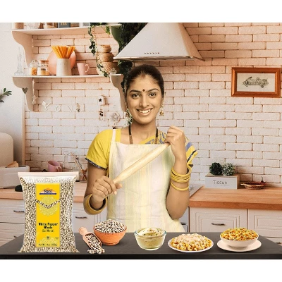 Rani Brand Authentic Indian Foods | White Pepper (Gol Mirch) 3 Rani Brand Authentic Indian Foods | White Pepper (Gol Mirch)