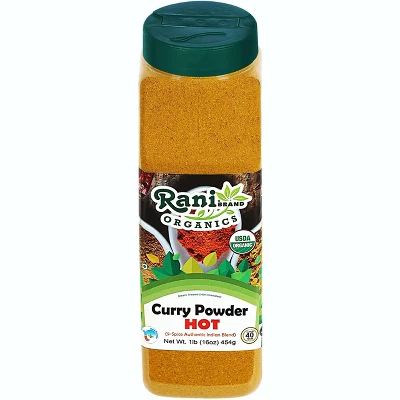 Organic Curry Powder Hot, Indian 9-Spice Blend - 16oz (1lb) - Rani Brand Authentic Indian Products 9 Organic Curry Powder Hot, Indian 9-Spice Blend - 16oz (1lb) - Rani Brand Authentic Indian Products - Image 7