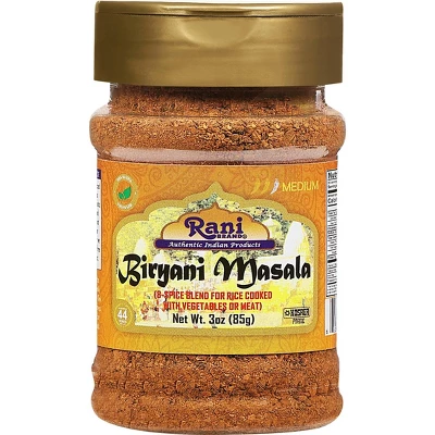 Biryani Masala, Indian 7-Spice Seasoning - 3oz (85g) - Rani Brand Authentic Indian Products 8 Biryani Masala, Indian 7-Spice Seasoning - 3oz (85g) - Rani Brand Authentic Indian Products - Image 6