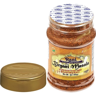 Biryani Masala, Indian 7-Spice Seasoning - 3oz (85g) - Rani Brand Authentic Indian Products 6 Biryani Masala, Indian 7-Spice Seasoning - 3oz (85g) - Rani Brand Authentic Indian Products - Image 4