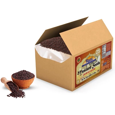 Black Mustard Seeds Whole- 400oz (25lbs) 11.36kg - Rani Brand Authentic Indian Products 4 Black Mustard Seeds Whole- 400oz (25lbs) 11.36kg - Rani Brand Authentic Indian Products - Image 2