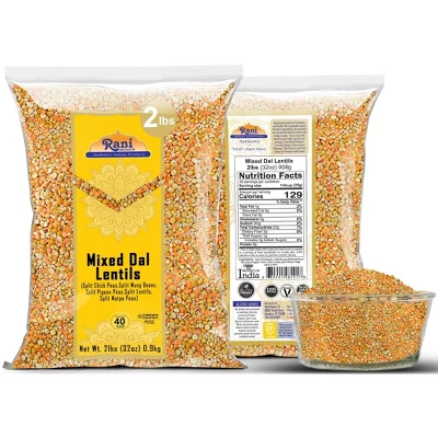 Mixed Dal (5 Split Dals) - 32oz (2lbs) 908g - Rani Brand Authentic Indian Products 4 Mixed Dal (5 Split Dals) - 32oz (2lbs) 908g - Rani Brand Authentic Indian Products - Image 2