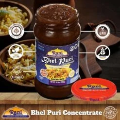 Bhel Puri Concentrate (Sweet & Spicy Sauce) - 10.5oz (300g) Pack Of 6 - Rani Brand Authentic Indian Products -Kitchen GUEST aa5557d6 552c 4386 bb77 87cb9e9ee8c0