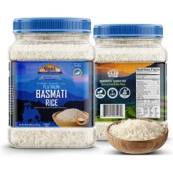 Platinum White Basmati Rice Extra Long - 160oz (10lbs) PET Jar - Rani Brand Authentic Indian Products 14 Platinum White Basmati Rice Extra Long - 160oz (10lbs) PET Jar - Rani Brand Authentic Indian Products -Kitchen GUEST ad332c10 f978 4bb5 a27a c1964c2c2992