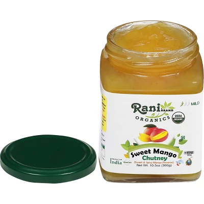 Organic Sweet Mango Chutney - 10.5oz (300g) - Rani Brand Authentic Indian Products 4 Organic Sweet Mango Chutney - 10.5oz (300g) - Rani Brand Authentic Indian Products - Image 2
