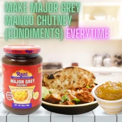 Major Grey Mango Chutney - 36oz (2.2lbs) 1kg Pack Of 6 - Rani Brand Authentic Indian Products -Kitchen GUEST b0f23544 45f3 4007 bc1d c83cfdbcdab2