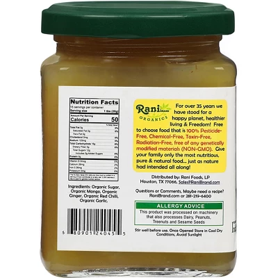 Organic Sweet Mango Chutney - 10.5oz (300g) - Rani Brand Authentic Indian Products 5 Organic Sweet Mango Chutney - 10.5oz (300g) - Rani Brand Authentic Indian Products - Image 3