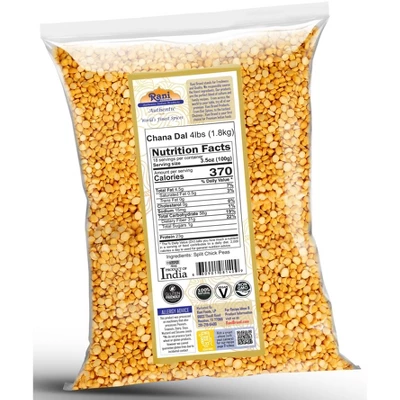 Chana Dal (Split Chickpeas W/o Skin) - 32oz (2lbs) 908g - Rani Brand Authentic Indian Products 6 Chana Dal (Split Chickpeas W/o Skin) - 32oz (2lbs) 908g - Rani Brand Authentic Indian Products - Image 4