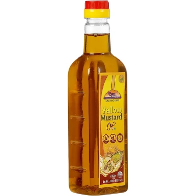 Yellow Mustard Oil (Kachi Ghani) - 16.9 Ounce (500ml) - Rani Brand Authentic Indian Products 4 Yellow Mustard Oil (Kachi Ghani) - 16.9 Ounce (500ml) - Rani Brand Authentic Indian Products - Image 2