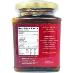 Mango & Ginger Chutney - 10.5oz (300g) - Rani Brand Authentic Indian Products