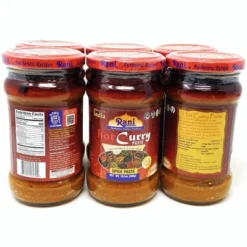 Curry Paste HOT (Spice Paste) - 10.5oz (300g) Pack Of 6 - Rani Brand Authentic Indian Products