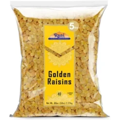 Golden Raisins - 80oz (5lbs) 2.27kg - Rani Brand Authentic Indian Products 13 Golden Raisins - 80oz (5lbs) 2.27kg - Rani Brand Authentic Indian Products -Kitchen GUEST bb23df79 4db4 4f8b 8400 520b63524ea8