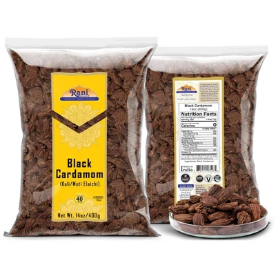 Rani Brand Authentic Indian Foods | Black Cardamom Pods (Kali Elachi) 5 Rani Brand Authentic Indian Foods | Black Cardamom Pods (Kali Elachi) - Image 3