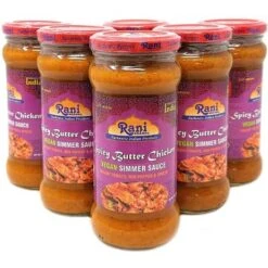 Spicy Butter Chicken Curry Vegan Simmer Sauce - 14oz (400g) Pack Of 6 - Rani Brand Authentic Indian Products -Kitchen GUEST bd348c1c f827 4052 9030 bfa3969d0f58