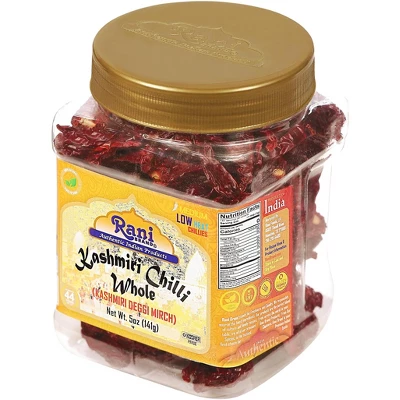 Rani Brand Authentic Indian Foods | Kashmiri Chilli Whole (Deggi Mirch, Low Heat) 10 Rani Brand Authentic Indian Foods | Kashmiri Chilli Whole (Deggi Mirch, Low Heat) - Image 8