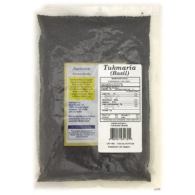 Rani Brand Authentic Indian Foods | Tukmaria (Natural Holy Basil Seeds) 3 Rani Brand Authentic Indian Foods | Tukmaria (Natural Holy Basil Seeds)