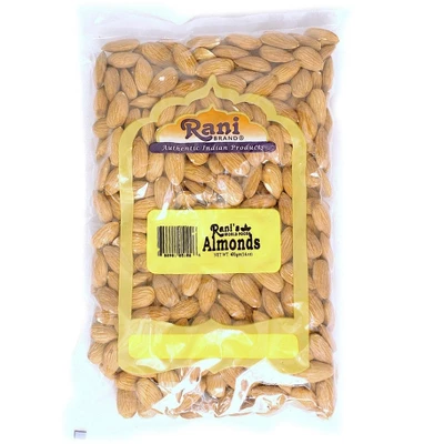 Rani Brand Authentic Indian Foods - Almonds, Raw Whole With Skin 4 Rani Brand Authentic Indian Foods - Almonds, Raw Whole With Skin - Image 2