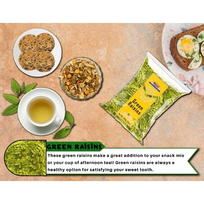Green Raisins - 14oz (400g) - Rani Brand Authentic Indian Products 4 Green Raisins - 14oz (400g) - Rani Brand Authentic Indian Products - Image 2