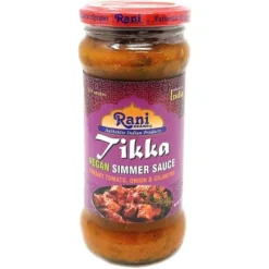 Tikka Curry Vegan Simmer Sauce - 14oz (400g) Pack Of 6 - Rani Brand Authentic Indian Products -Kitchen GUEST c255e076 5fbf 487b 815d f54741ac2310