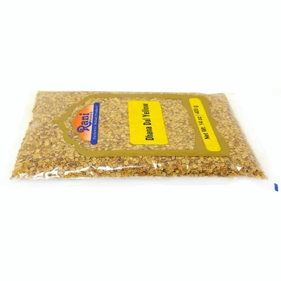 Dhana Dal (Roasted Coriander Seeds) Yellow - 14oz (400g) - Rani Brand Authentic Indian Products 4 Dhana Dal (Roasted Coriander Seeds) Yellow - 14oz (400g) - Rani Brand Authentic Indian Products - Image 2