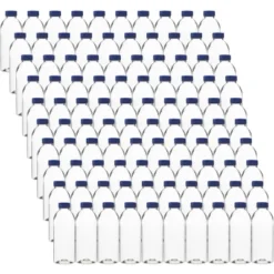 Clear Plastic Bottles 20oz PET Bottle With Flip-top Caps Made In USA - Pack Of 100 -Kitchen GUEST c5da3c1e c762 44f4 aa79 1c5a0d74dbfd