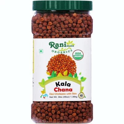 Organic Kala Chana (Desi Chickpeas With Skin) - Rani Brand Authentic Indian Products 12 Organic Kala Chana (Desi Chickpeas With Skin) - Rani Brand Authentic Indian Products - Image 10