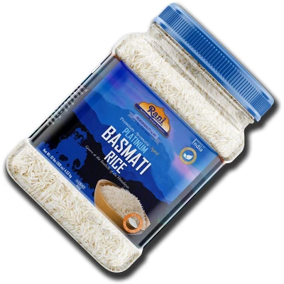 Platinum White Basmati Rice Extra Long - 160oz (10lbs) PET Jar - Rani Brand Authentic Indian Products 10 Platinum White Basmati Rice Extra Long - 160oz (10lbs) PET Jar - Rani Brand Authentic Indian Products - Image 8