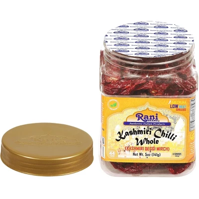 Rani Brand Authentic Indian Foods | Kashmiri Chilli Whole (Deggi Mirch, Low Heat) 8 Rani Brand Authentic Indian Foods | Kashmiri Chilli Whole (Deggi Mirch, Low Heat) - Image 6