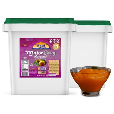 Major Grey Mango Chutney - 176oz (11lbs) 5kg - Rani Brand Authentic Indian Products 6 Major Grey Mango Chutney - 176oz (11lbs) 5kg - Rani Brand Authentic Indian Products - Image 4