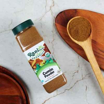 Organic Cumin (Jeera) Ground Seeds - 16oz (1lb) 454g - Rani Brand Authentic Indian Products 3 Organic Cumin (Jeera) Ground Seeds - 16oz (1lb) 454g - Rani Brand Authentic Indian Products