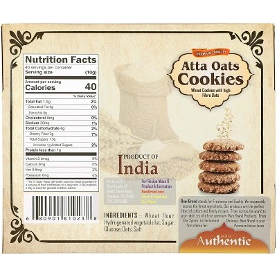 Atta Oats Cookies - 14oz (400g) Pack Of 4 - Rani Brand Authentic Indian Products 5 Atta Oats Cookies - 14oz (400g) Pack Of 4 - Rani Brand Authentic Indian Products - Image 3