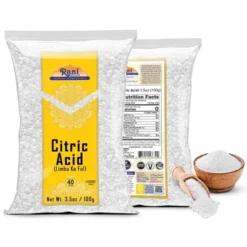 Rani Brand Authentic Indian Foods | Citric Acid (Limbu Ka Ful) Powder