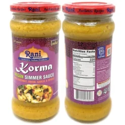 Curry Vegan Simmer Sauces 6-Pack Variety - 14oz (400g) Pack Of 6 - Rani Brand Authentic Indian Products -Kitchen GUEST cb60ecd4 8f37 436e ab20 4839d9114c8e