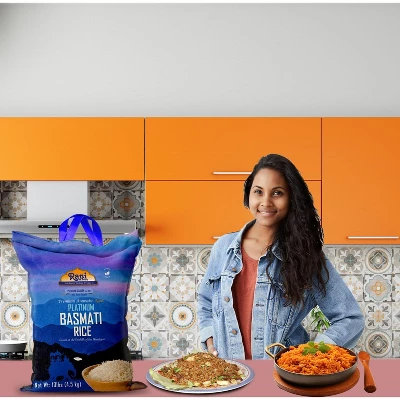 Platinum White Basmati Rice Extra Long - 160oz (10lbs) Cloth Bag - Rani Brand Authentic Indian Products 3 Platinum White Basmati Rice Extra Long - 160oz (10lbs) Cloth Bag - Rani Brand Authentic Indian Products