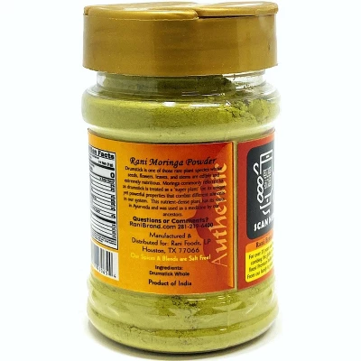 Moringa Powder (Drumstick Powder) - 2.46oz (70g) - Rani Brand Authentic Indian Products 3 Moringa Powder (Drumstick Powder) - 2.46oz (70g) - Rani Brand Authentic Indian Products