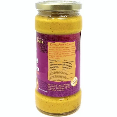 Korma Vegan Simmer Sauce 14oz (400g) - Rani Brand Authentic Indian Products 5 Korma Vegan Simmer Sauce 14oz (400g) - Rani Brand Authentic Indian Products - Image 3