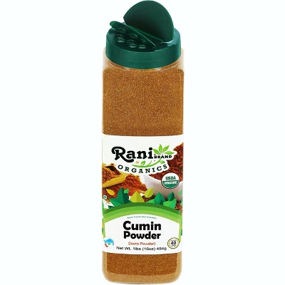 Organic Cumin (Jeera) Ground Seeds - 16oz (1lb) 454g - Rani Brand Authentic Indian Products 6 Organic Cumin (Jeera) Ground Seeds - 16oz (1lb) 454g - Rani Brand Authentic Indian Products - Image 4