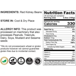 Red Kidney Beans (Rajmah Beans) Light - 64oz (4lbs) 1.81kg - Rani Brand Authentic Indian Products -Kitchen GUEST d63e9ba2 70bb 47bf a41c 02a6bd102975