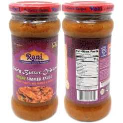 Curry Vegan Simmer Sauces 6-Pack Variety - 14oz (400g) Pack Of 6 - Rani Brand Authentic Indian Products -Kitchen GUEST d7371bd4 a43c 4734 af37 6bca3f3c4ea6