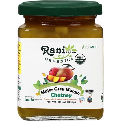 Organic Major Grey Mango Chutney - 10.5oz (300g) - Rani Brand Authentic Indian Products 9 Organic Major Grey Mango Chutney - 10.5oz (300g) - Rani Brand Authentic Indian Products - Image 7