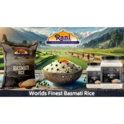 Silver White Basmati Rice Extra Long - 320oz (20lbs) Cloth Bag - Rani Brand Authentic Indian Products -Kitchen GUEST d823e753 cf30 4db9 a156 2afcf5198519 4